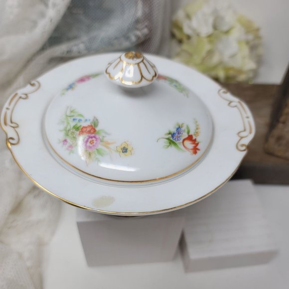 Monarch China Sunny Vale Lidded Sugar Bowl Occupied Japan Vintage - Picture 3 of 8